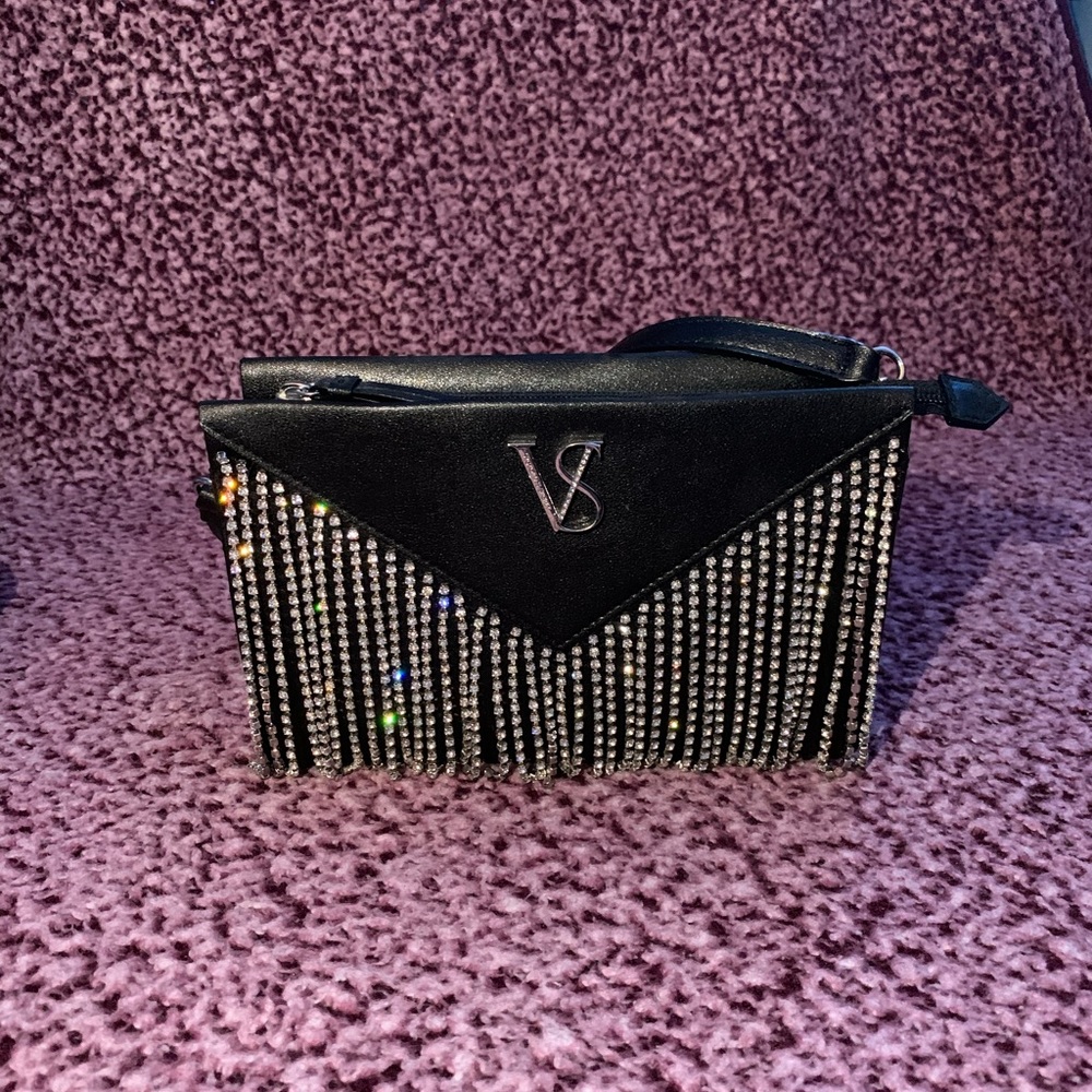 Victoria Secret Rhinestone Fringe Purse